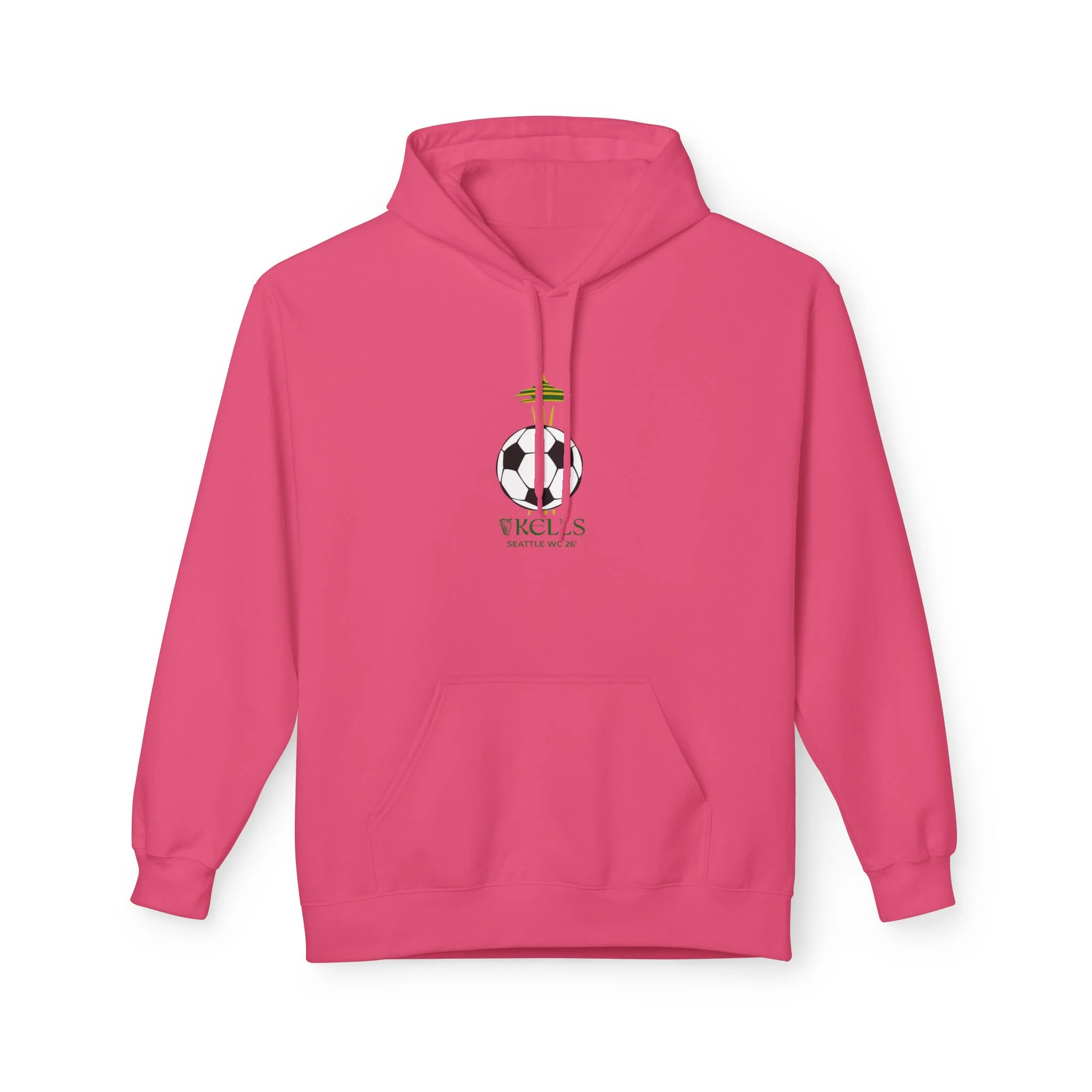 Kells Midweight Fleece Hoodie - WC 26' Logo - Image 11