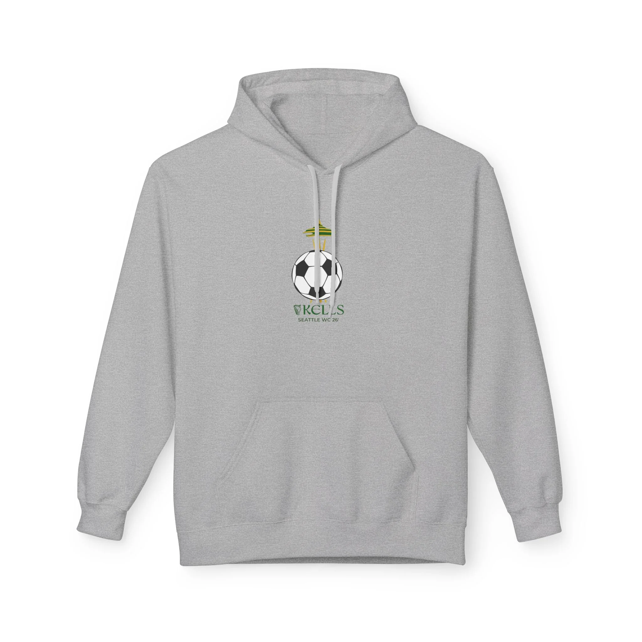Kells Midweight Fleece Hoodie - WC 26' Logo - Image 3