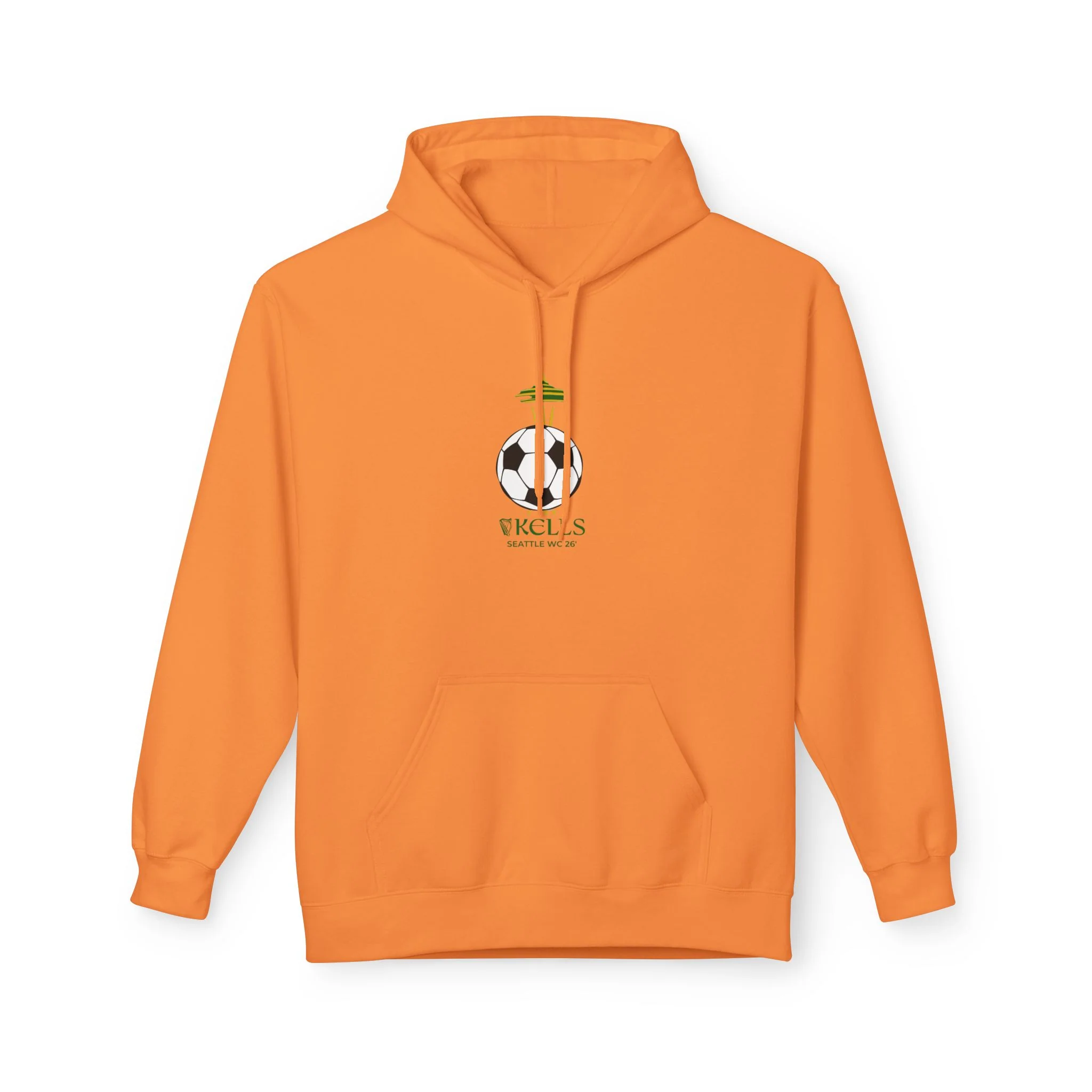 Kells Midweight Fleece Hoodie - WC 26' Logo - Image 4