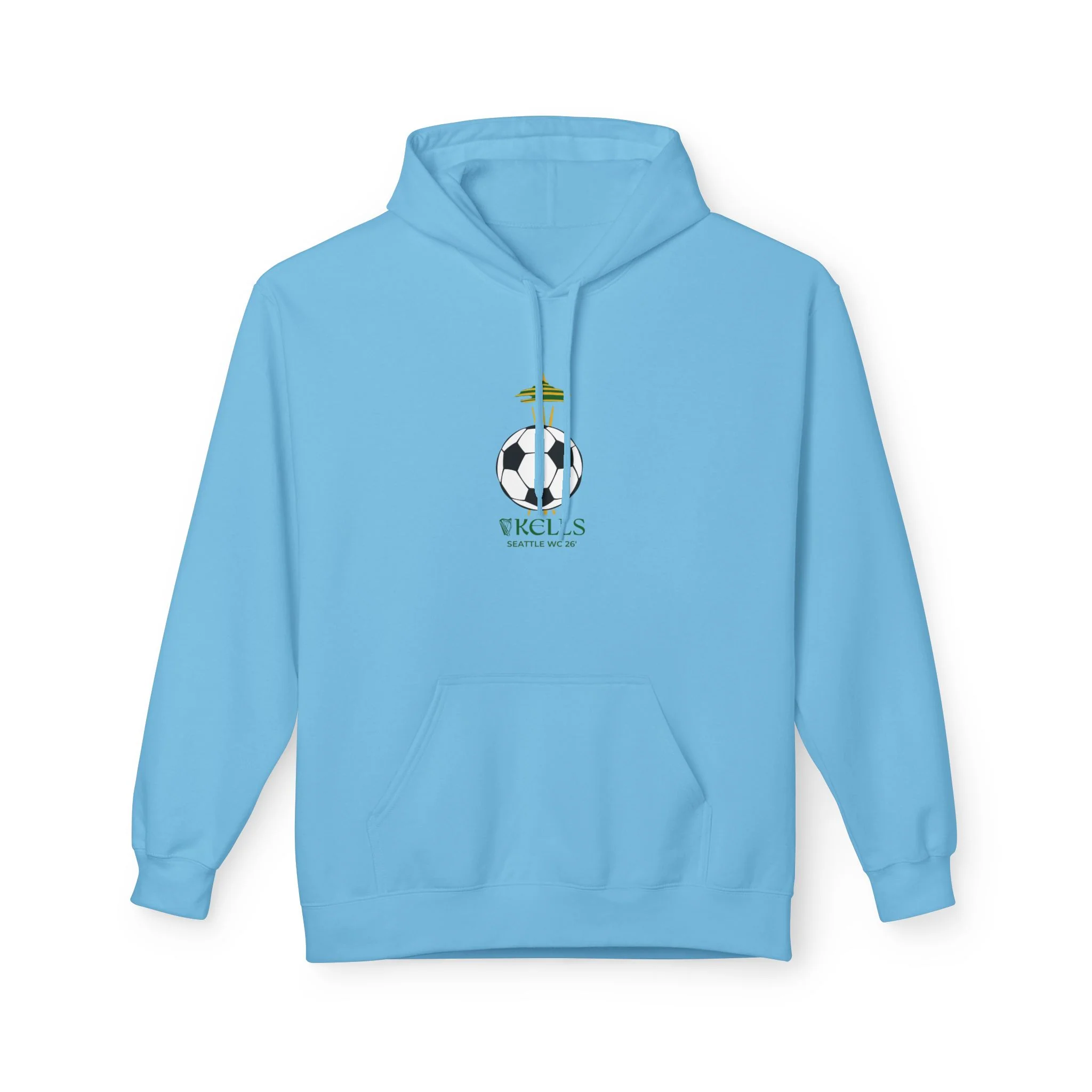 Kells Midweight Fleece Hoodie - WC 26' Logo - Image 5