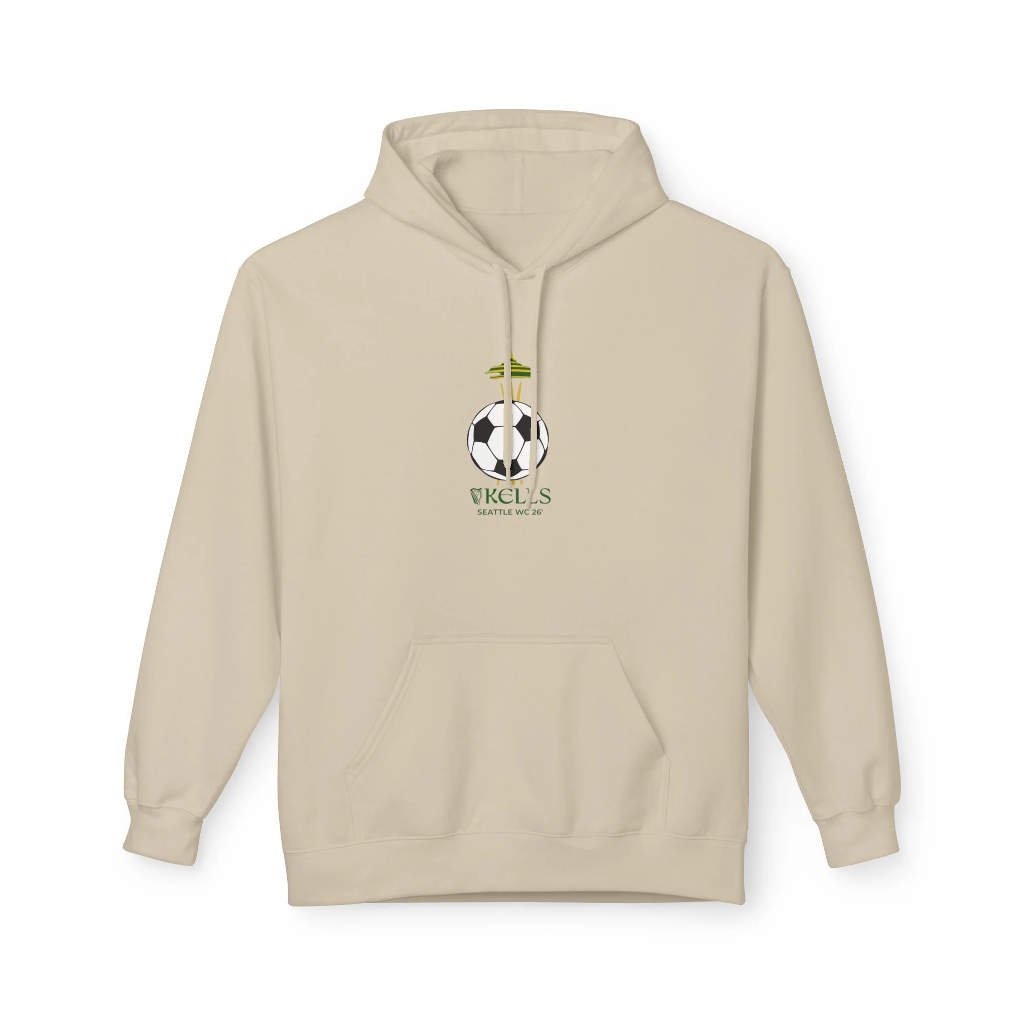 Kells Midweight Fleece Hoodie - WC 26' Logo - Image 6