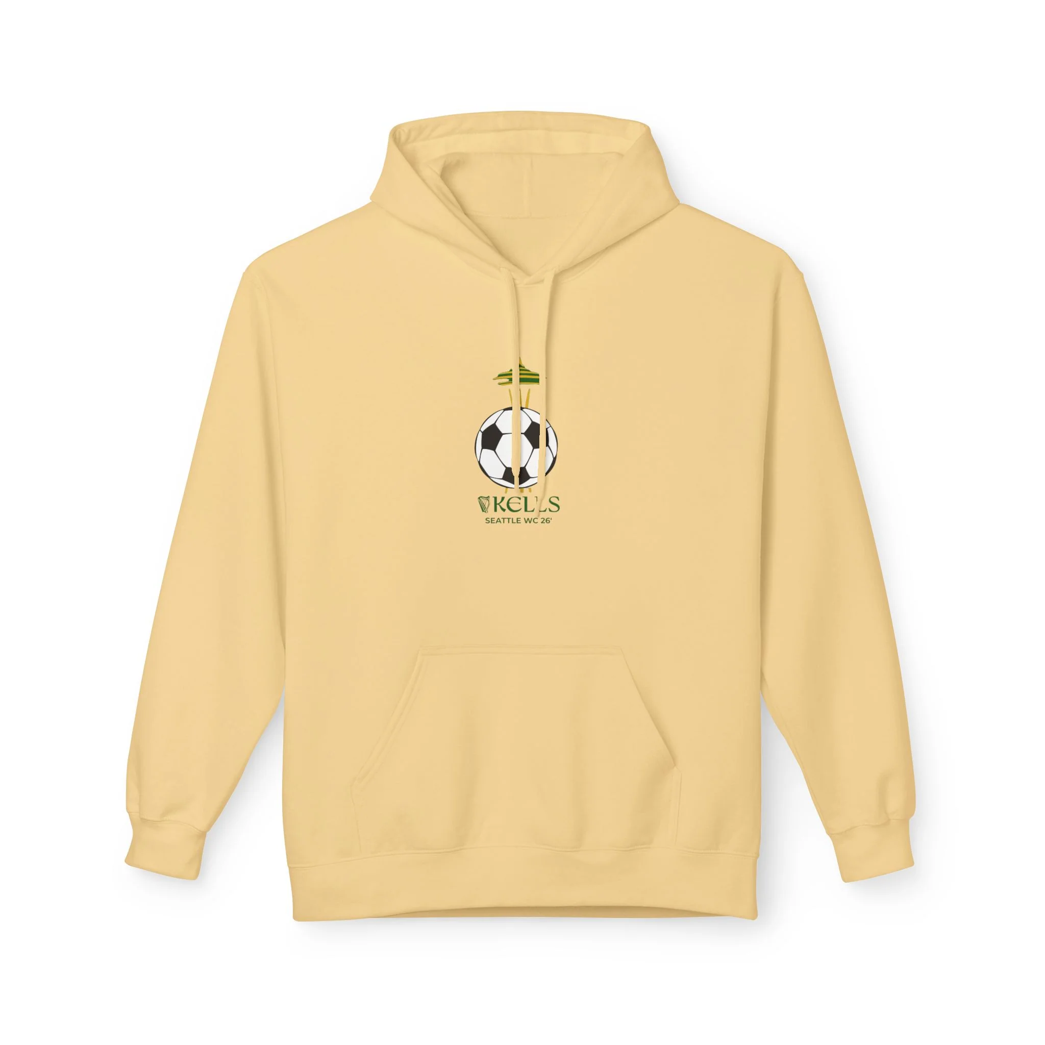 Kells Midweight Fleece Hoodie - WC 26' Logo - Image 7