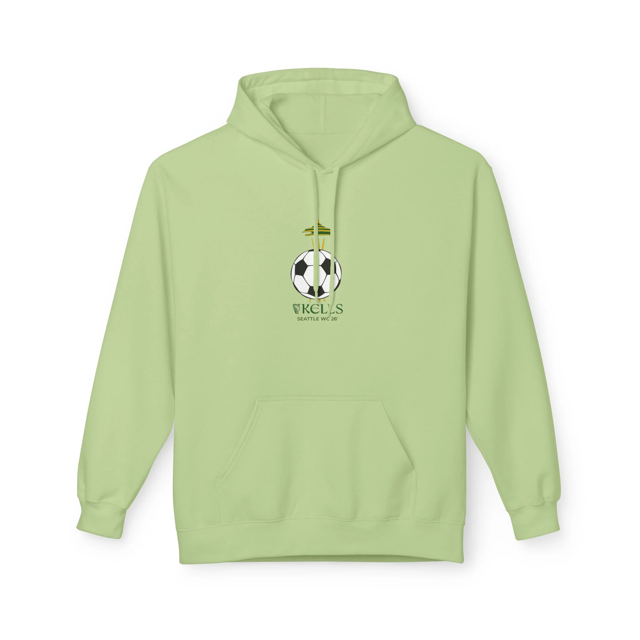 Kells Midweight Fleece Hoodie - WC 26' Logo - Image 8