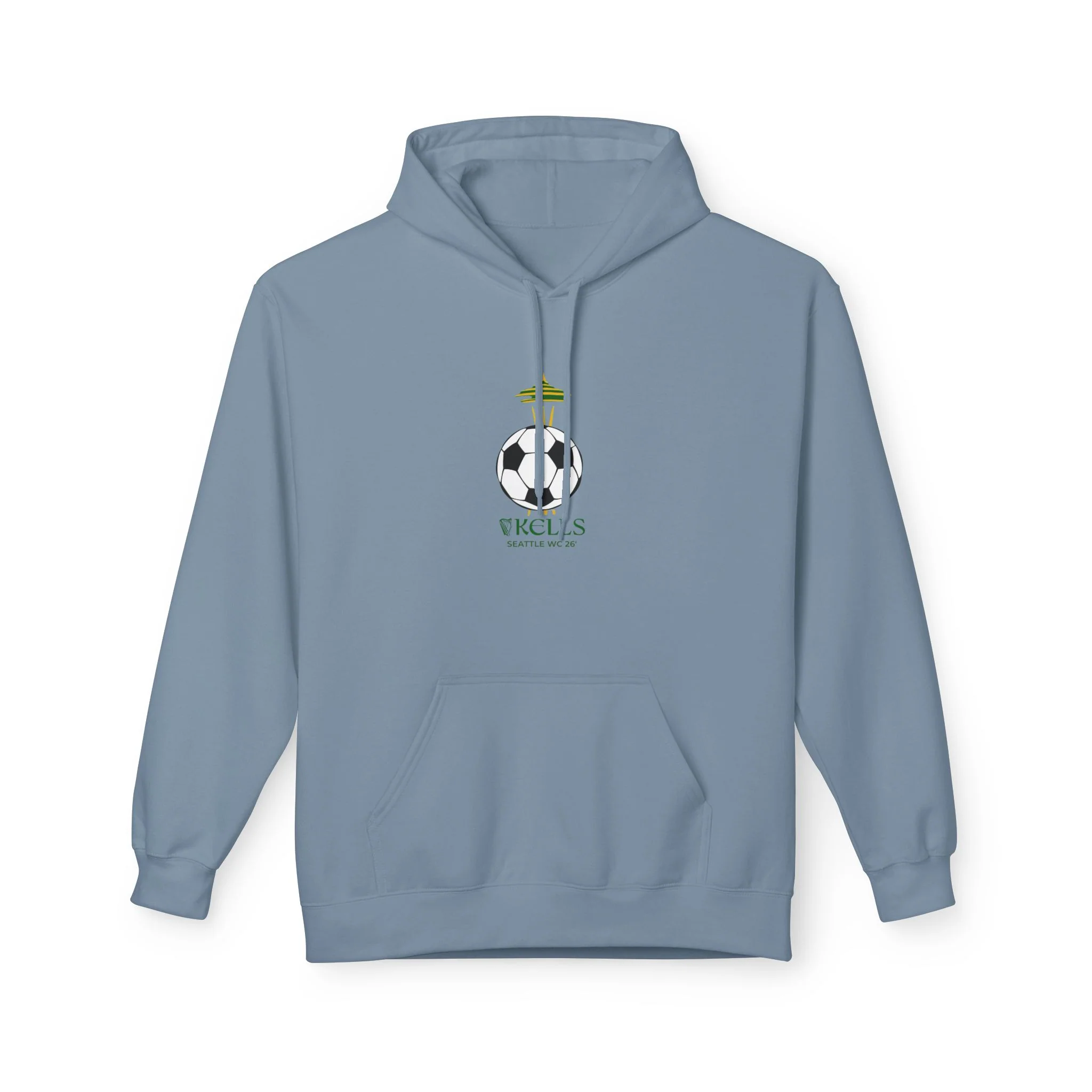 Kells Midweight Fleece Hoodie - WC 26' Logo - Image 9