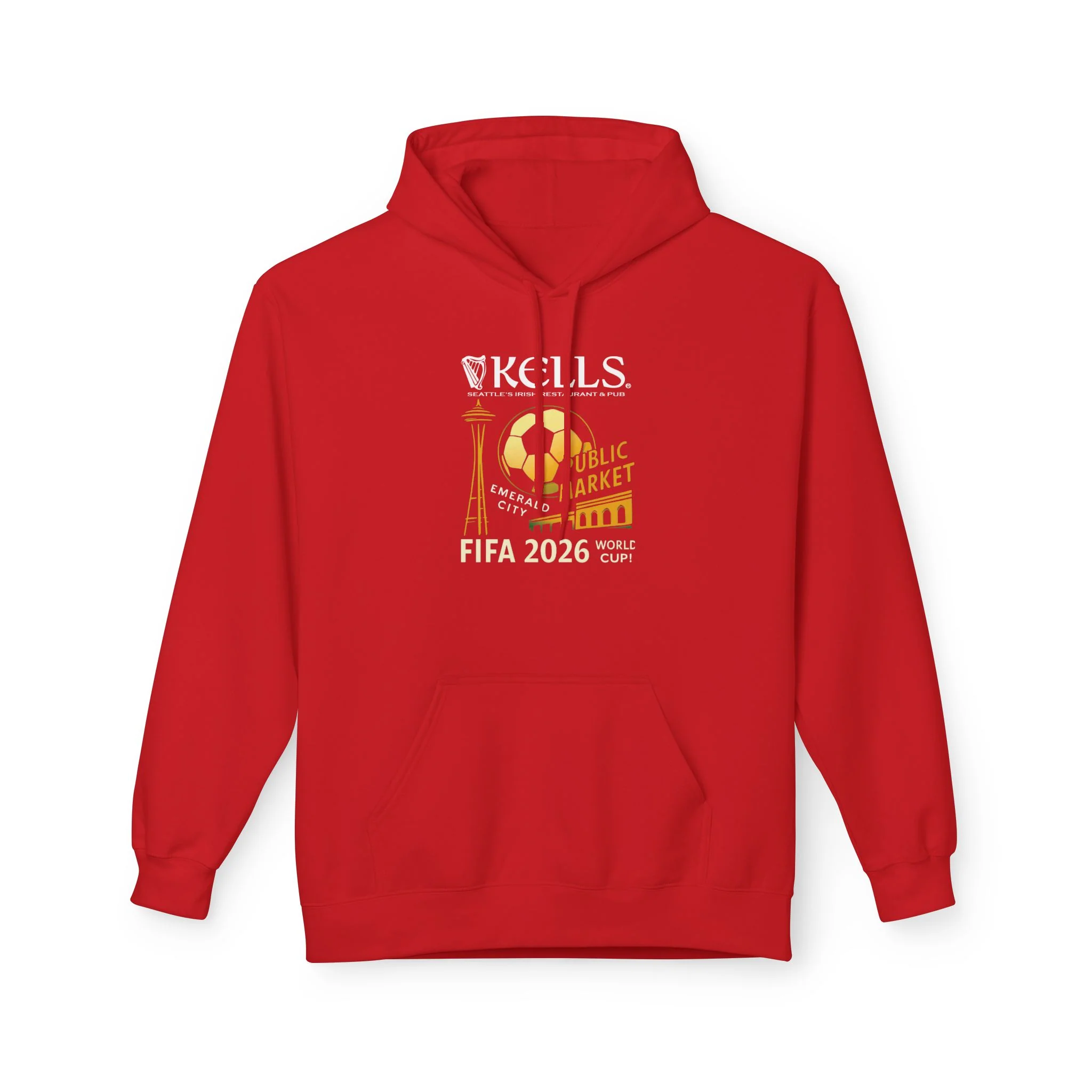 Kells Midweight Fleece Hoodie - World Cup 2026 Logo - Image 10