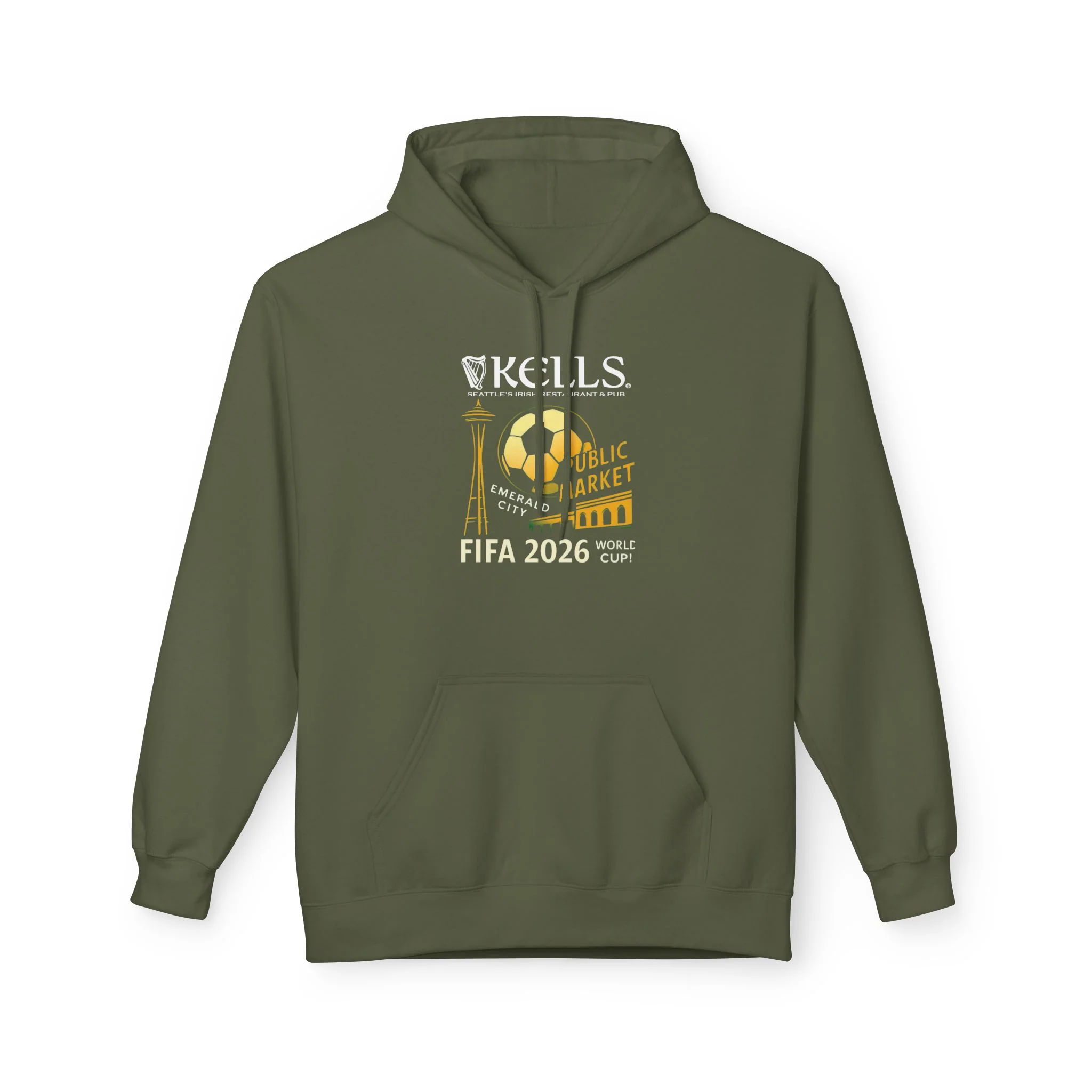 Kells Midweight Fleece Hoodie - World Cup 2026 Logo - Image 11