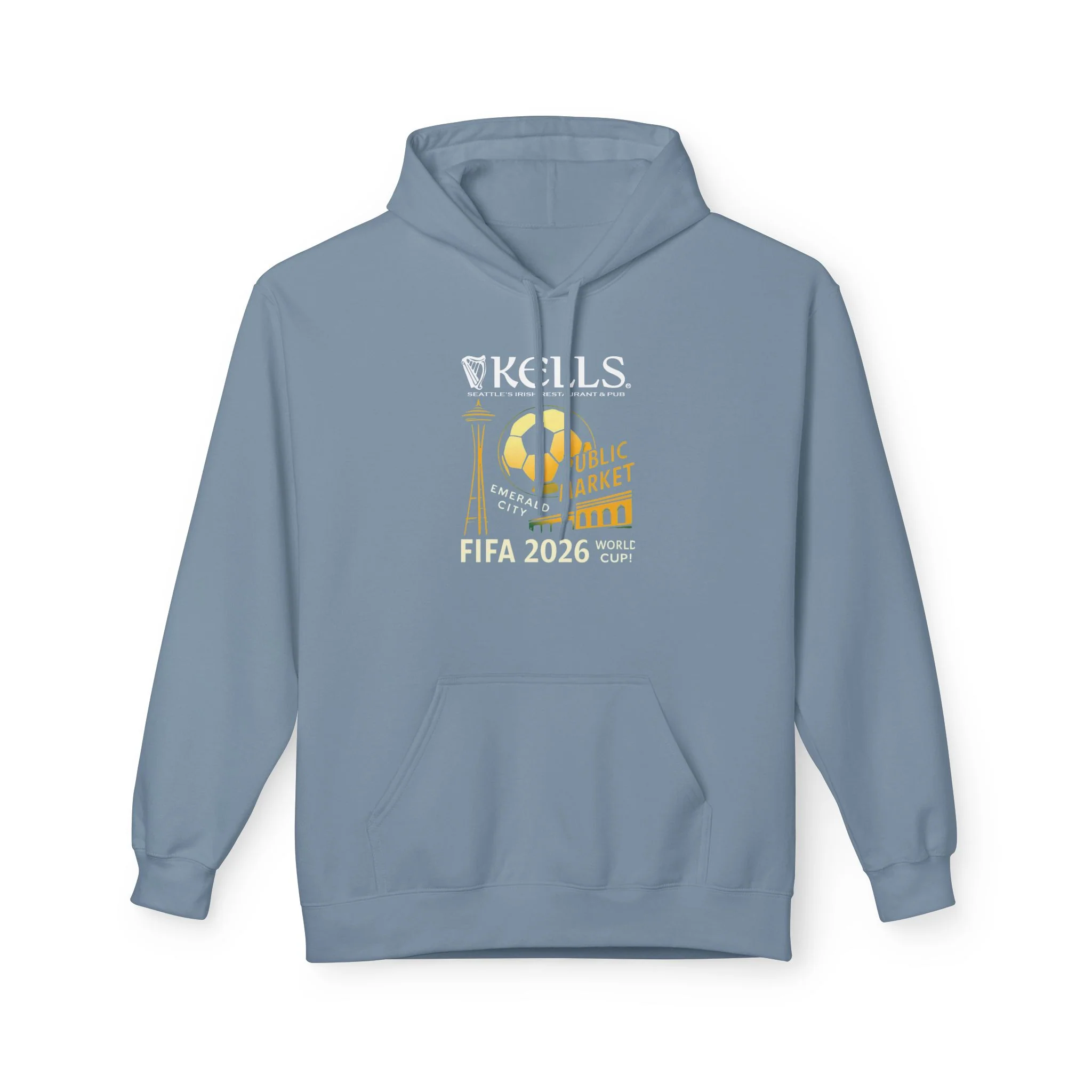Kells Midweight Fleece Hoodie - World Cup 2026 Logo - Image 12