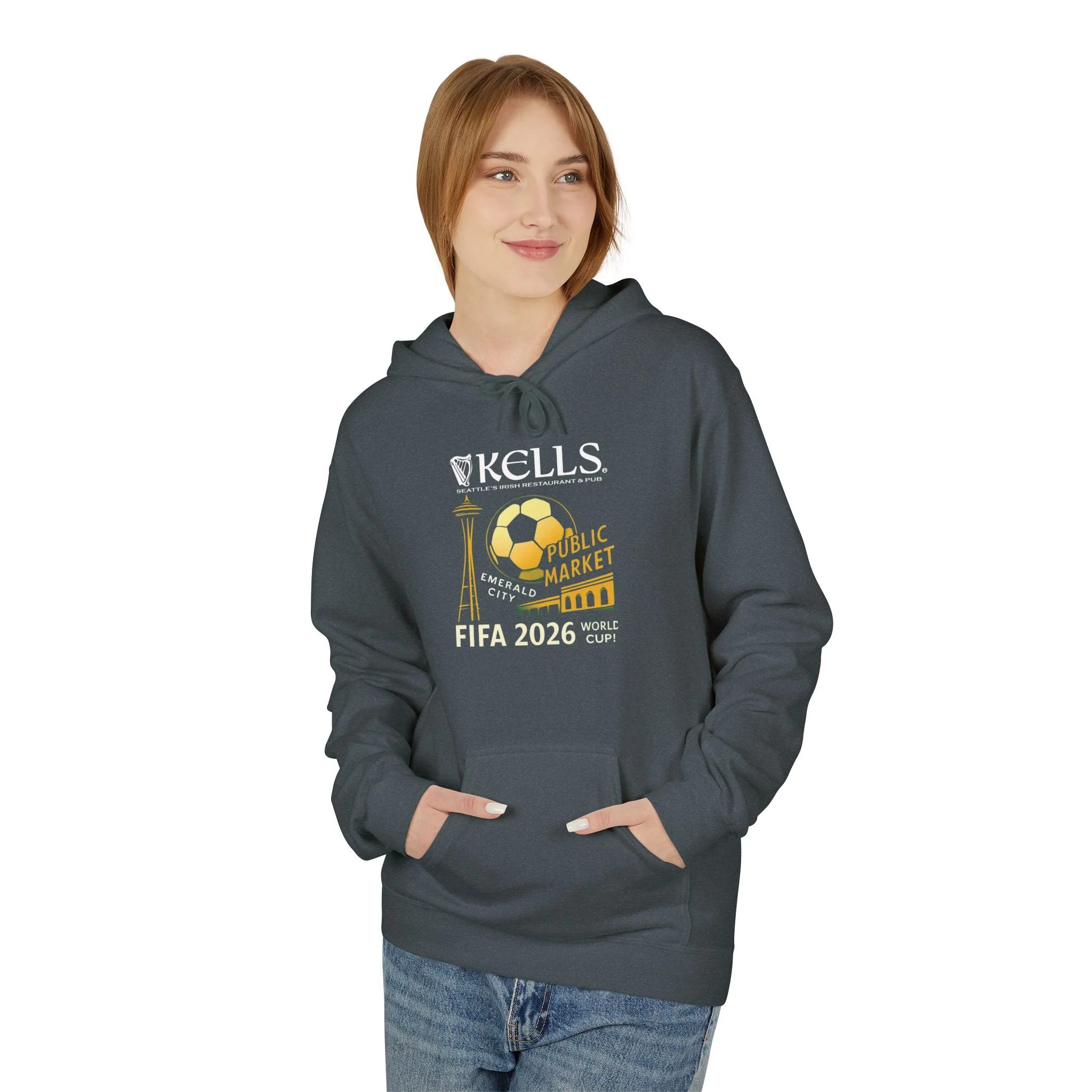 Kells Midweight Fleece Hoodie - World Cup 2026 Logo - Image 14