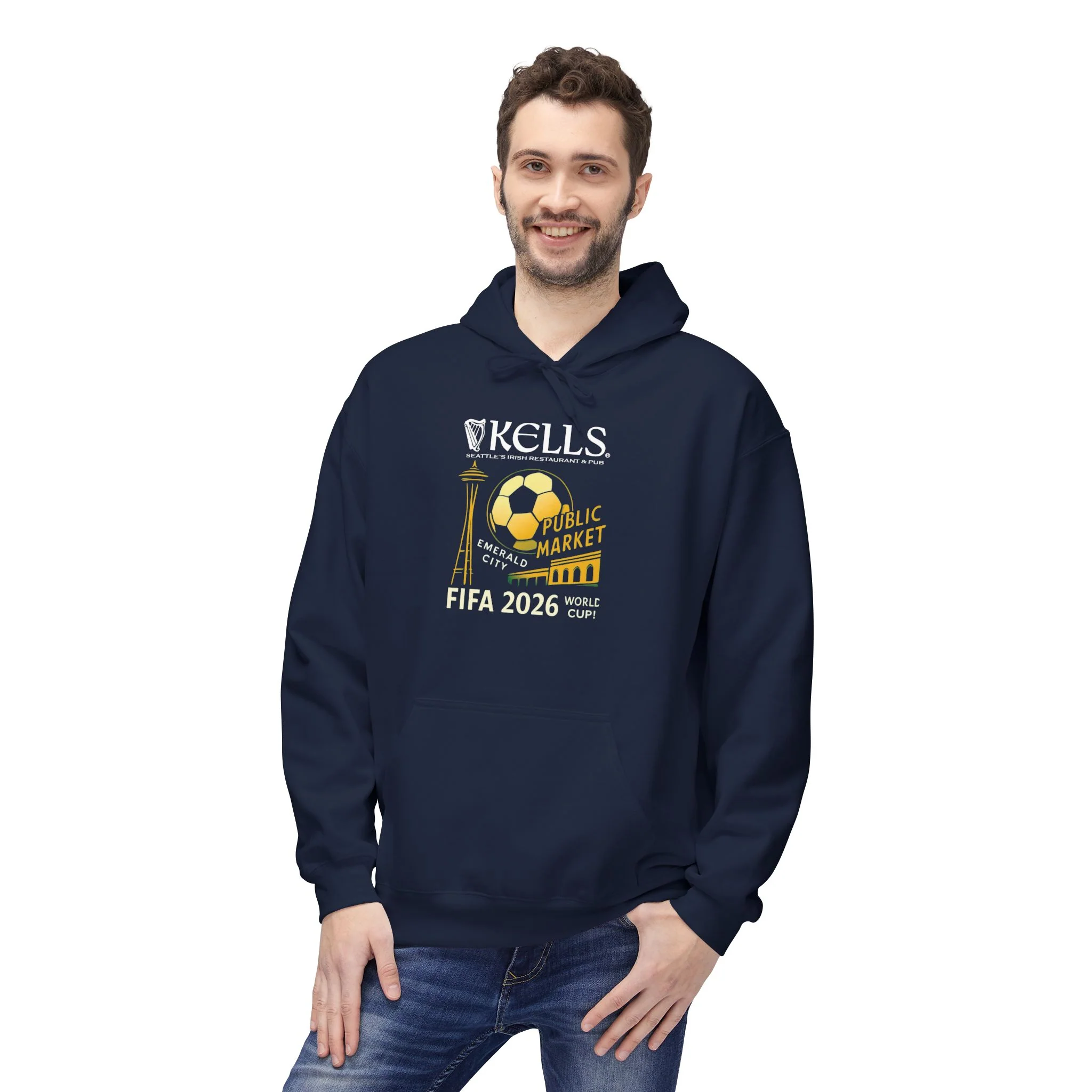 Kells Midweight Fleece Hoodie - World Cup 2026 Logo - Image 15