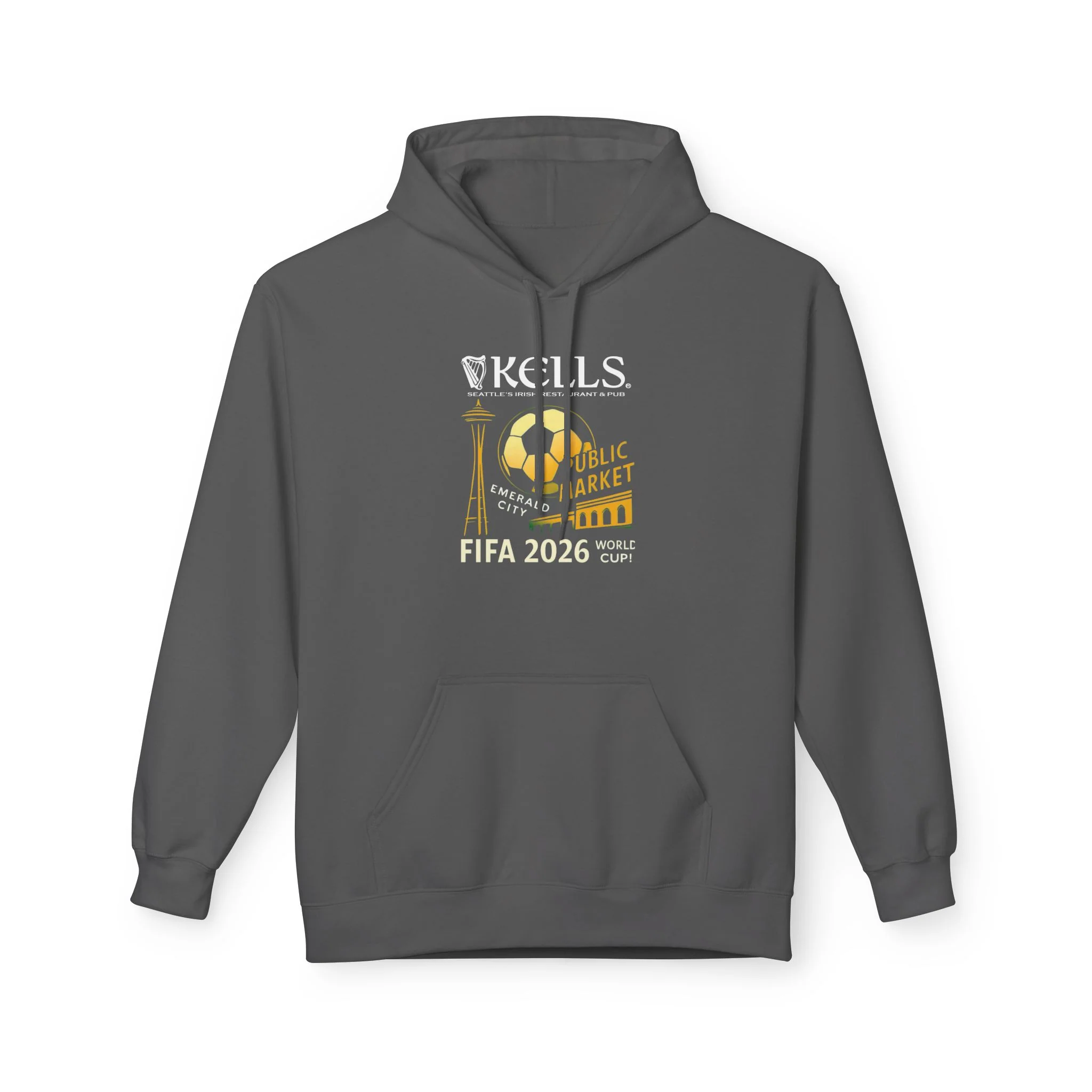 Kells Midweight Fleece Hoodie - World Cup 2026 Logo - Image 4