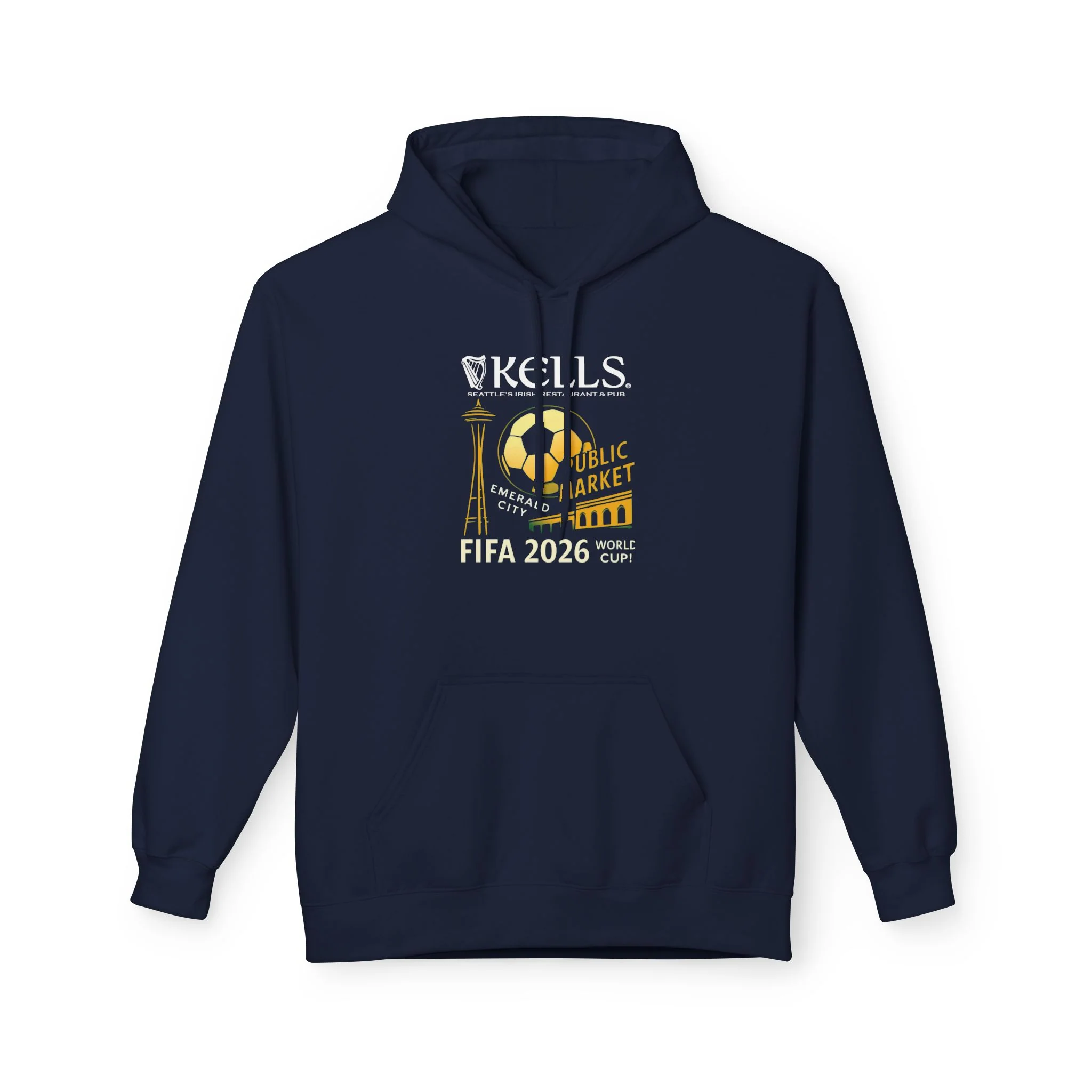 Kells Midweight Fleece Hoodie - World Cup 2026 Logo - Image 6