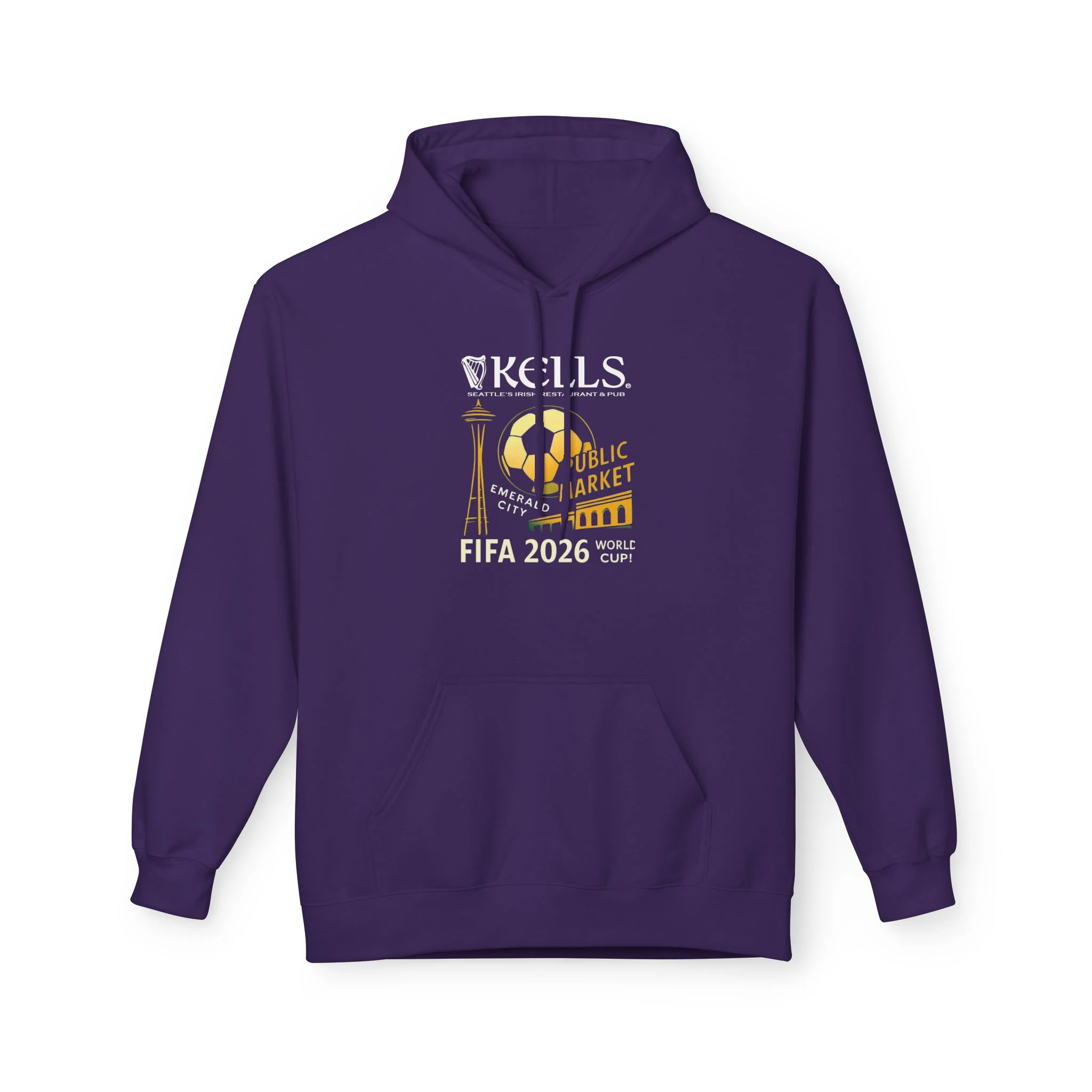Kells Midweight Fleece Hoodie - World Cup 2026 Logo - Image 7