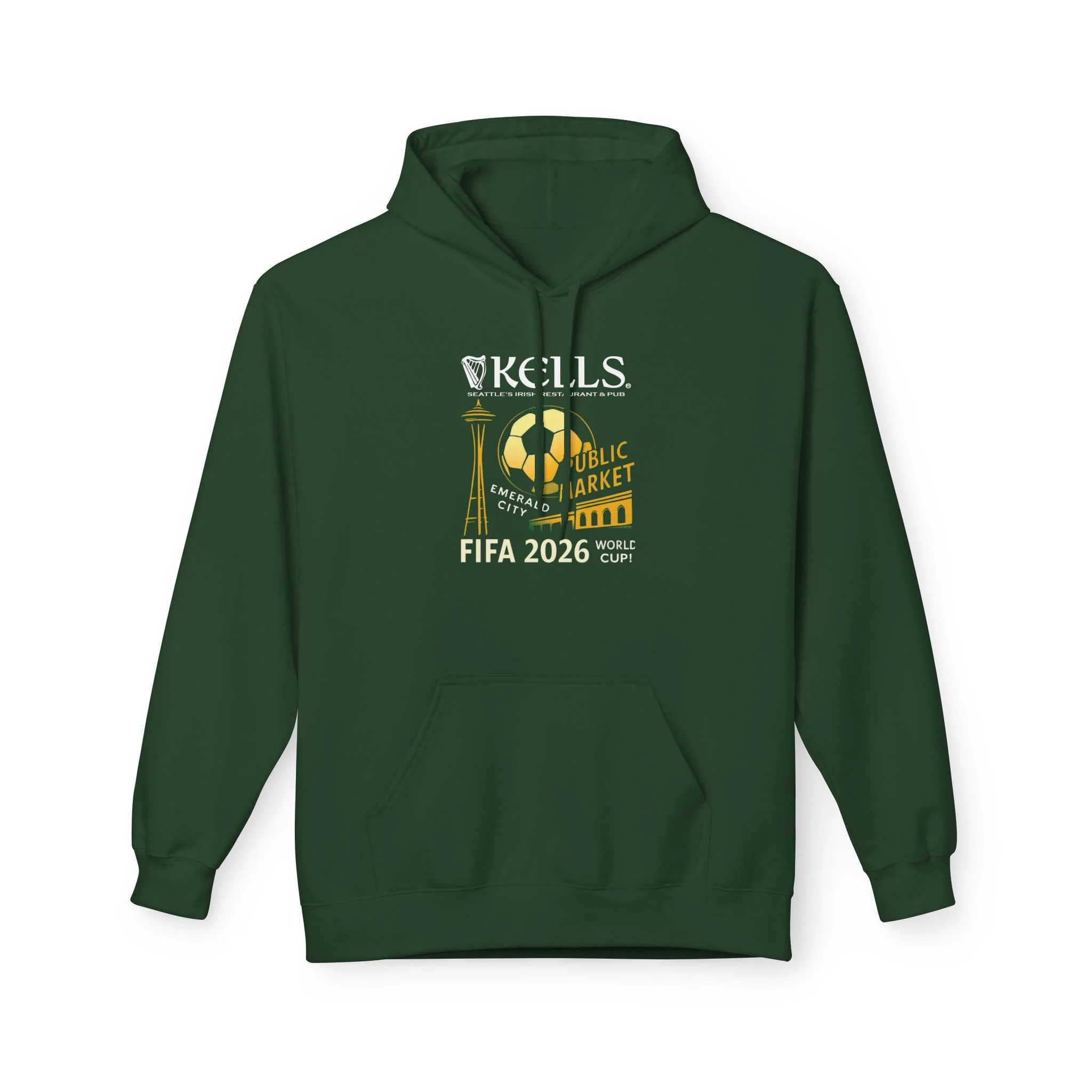 Kells Midweight Fleece Hoodie - World Cup 2026 Logo - Image 8