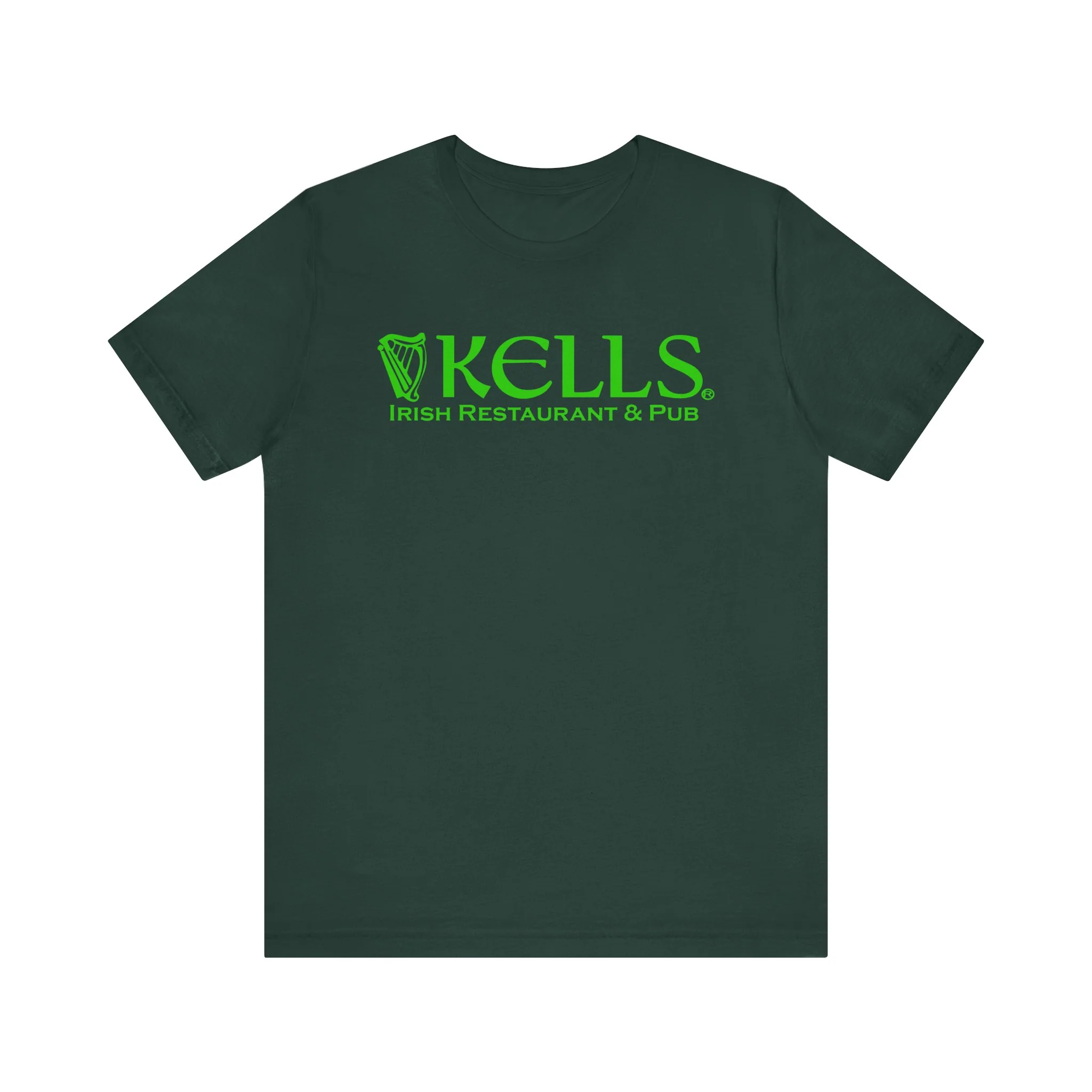 Kells Short Sleeve Tee - Green Logo - Image 10