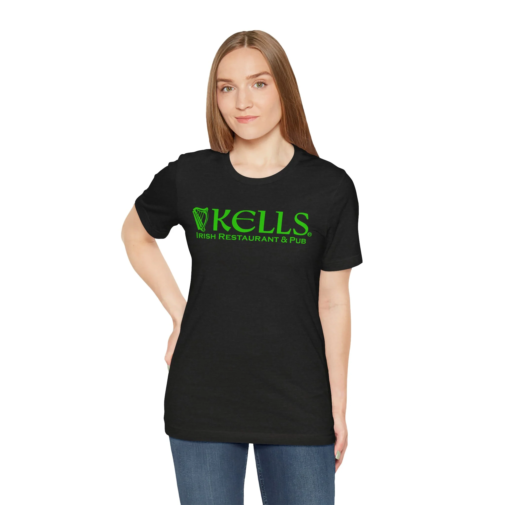Kells Short Sleeve Tee - Green Logo - Image 18